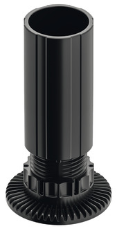 Tube with screw-in glide for Häfele AXILO® 48 plinth system Tube with screw-in glide for Häfele AXILO® 48 plinth system