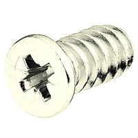 Euro screw, Häfele Varianta, cylindrical head, PZ, steel, fully threaded, for Ø 5 mm drill holes
