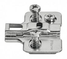Линейная монтажная планка, быстрый монтаж  Metalla 310/540 SM, H=2 мм, с предустановленными евровинтами,никелированая