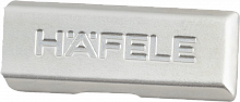 Заглушка с логотипом  HAFELE для полунакладной петли (левая), никель  M540